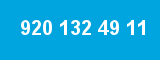 920 132 49 11 920 132 49 11